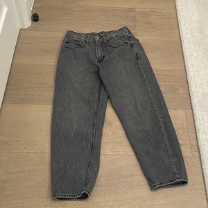 Gray High Rise Jeans